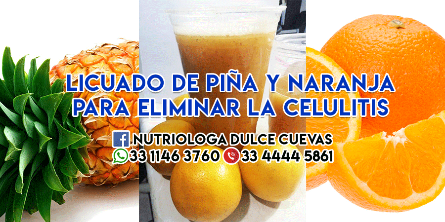 Licuado-de-Piña-y-Naranja-para-eliminar-celulitis
